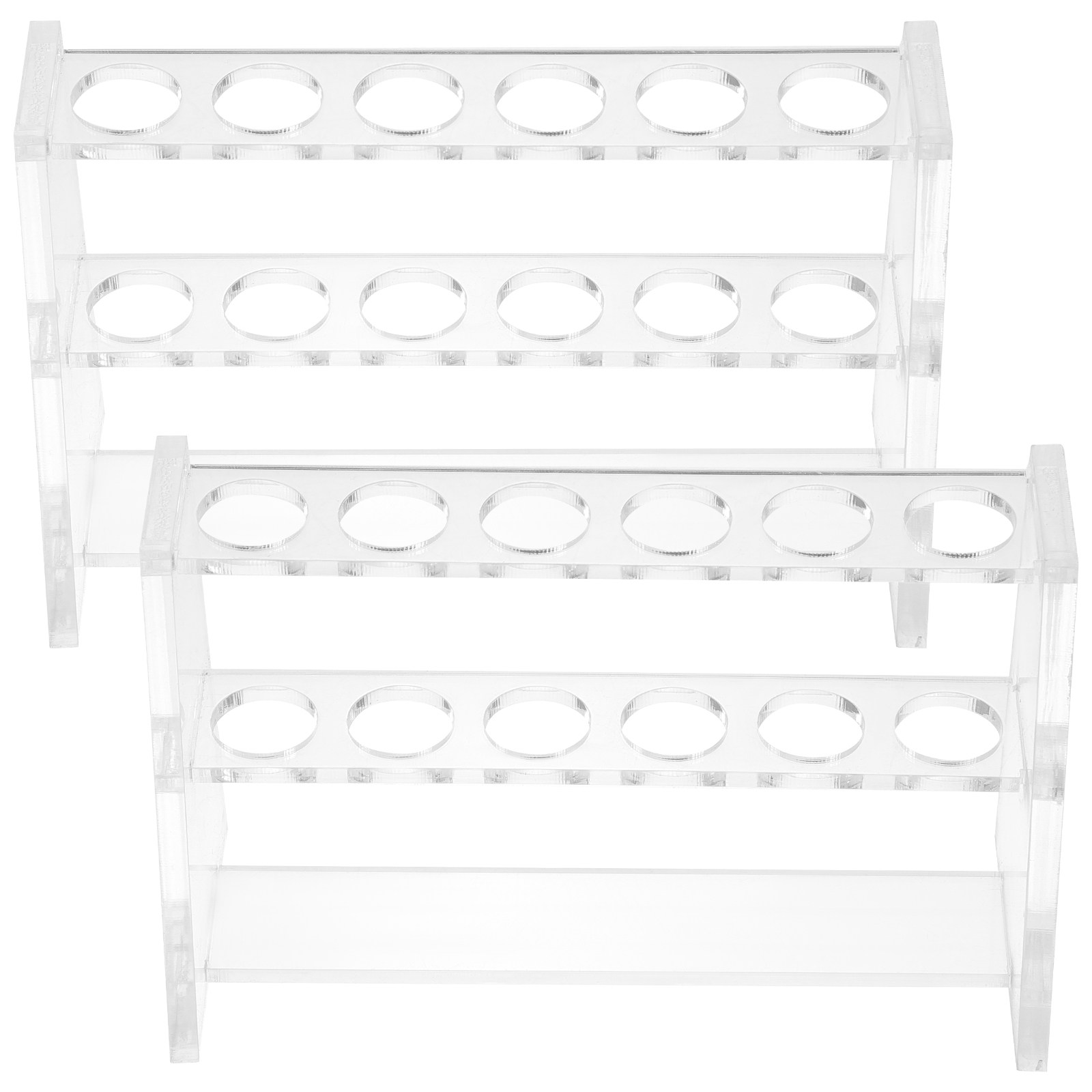 Centrifuge Tube Rack - 2 Pezzi Porta Provette in Acrilico