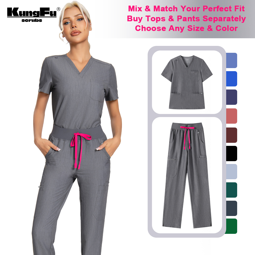KUNGFU SCRUBS Donna Infermiera - Medical Lab Uniform recensione e prezzo