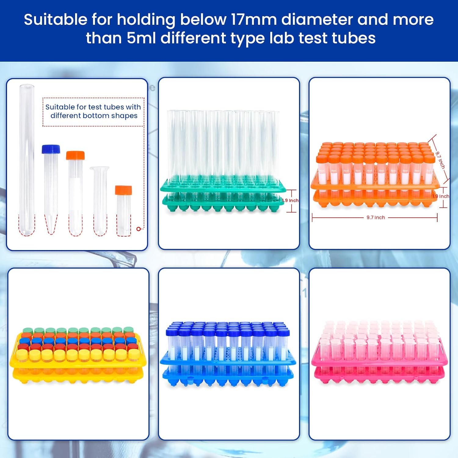 Supporto per provette in plast - Centrifuge Tube Rack recensione e prezzo