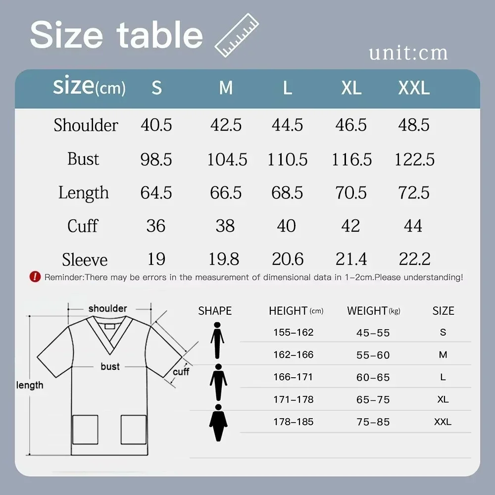 Women Short Sleeve V Neck Shir - Medical Lab Uniform recensione e prezzo